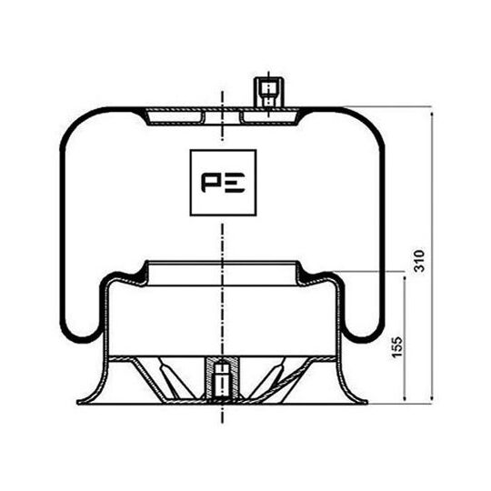 084.111-73A - Boot, air suspension 