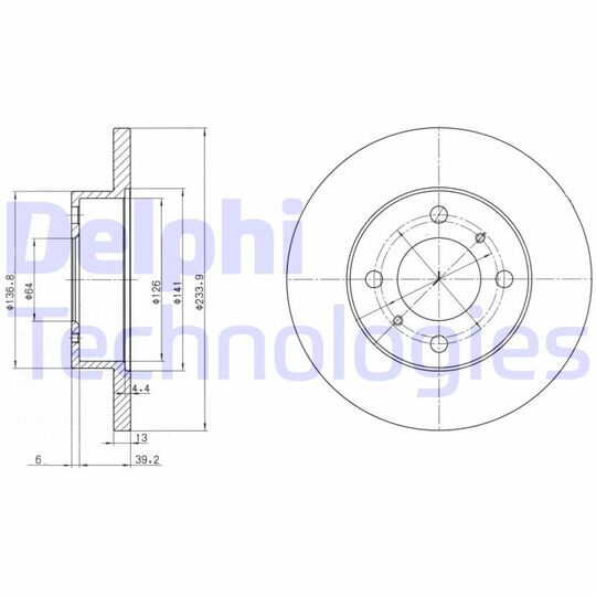 BG2809 - Brake Disc 