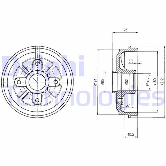 BF359 - Brake Drum 