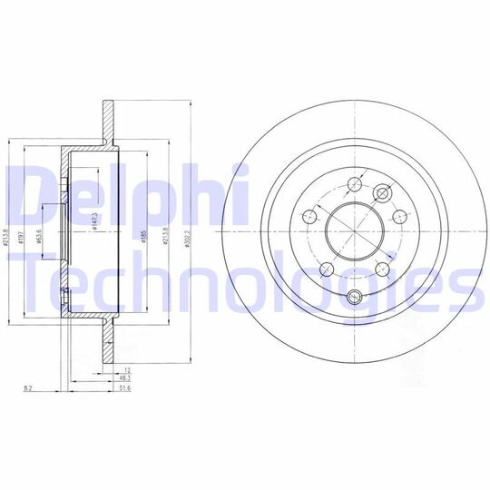 BG4124 - Brake Disc 