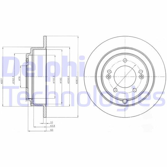 BG4262 - Brake Disc 