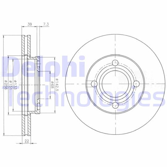 BG2272 - Brake Disc 