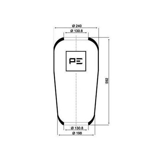 084.056-70A - Boot, air suspension 