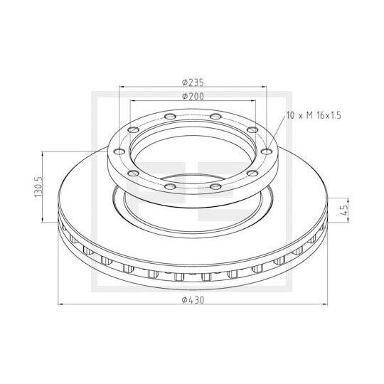 466.100-00A - Brake Disc 