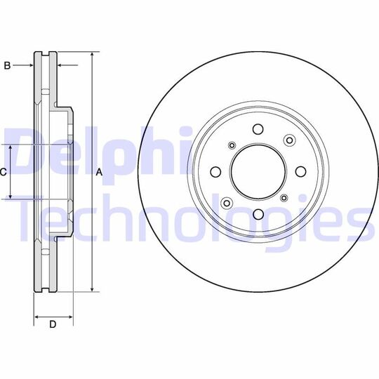 BG3970 - Brake Disc 