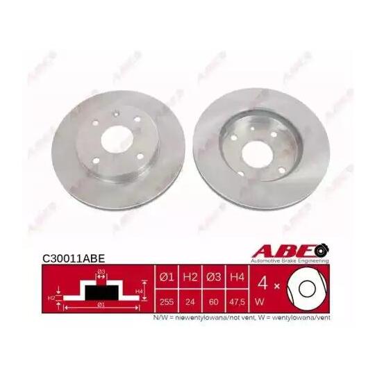 C30011ABE - Brake Disc 