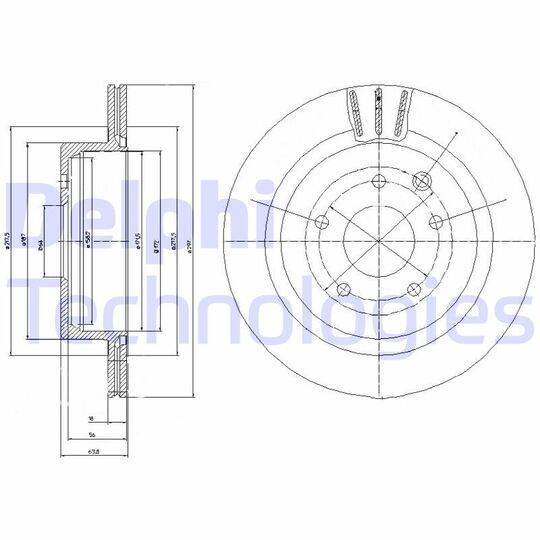 BG3354 - Bromsskiva 