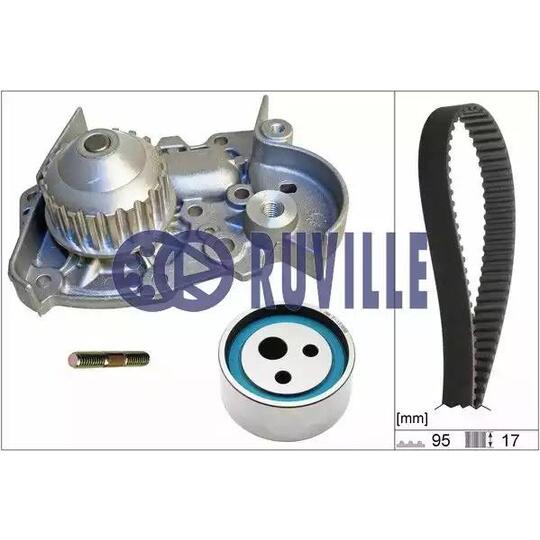 55500702 - Water Pump & Timing Belt Set 