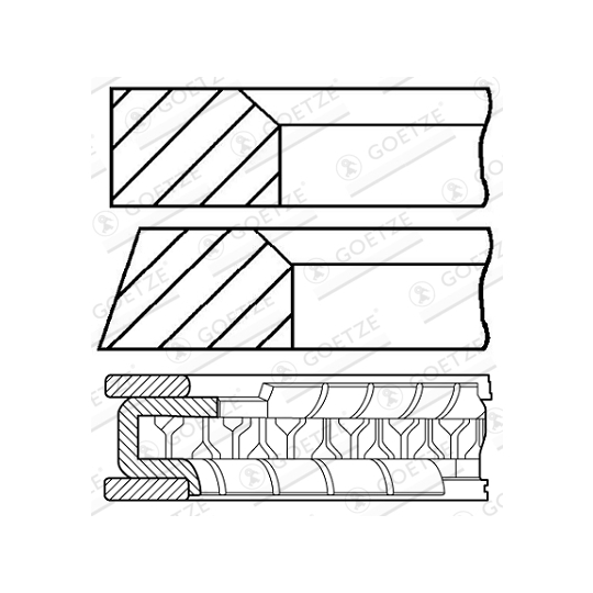 08-784607-00 - Piston Ring Kit 