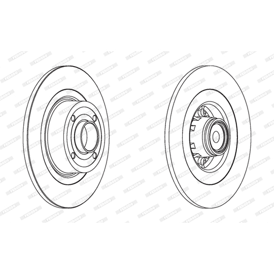 DDF1570 - Brake Disc 