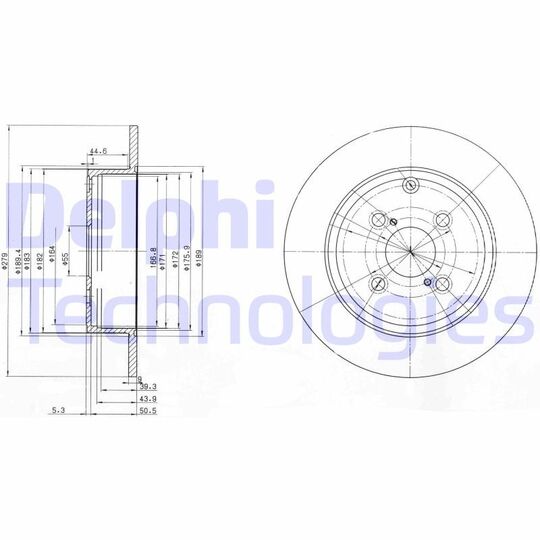 BG3974 - Brake Disc 