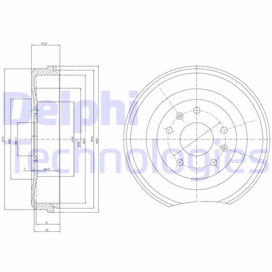 BF460 - Brake Drum 