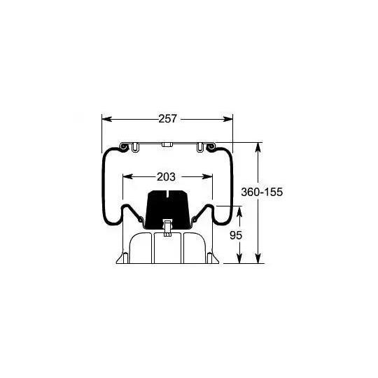 084.218-51A - Boot, air suspension 