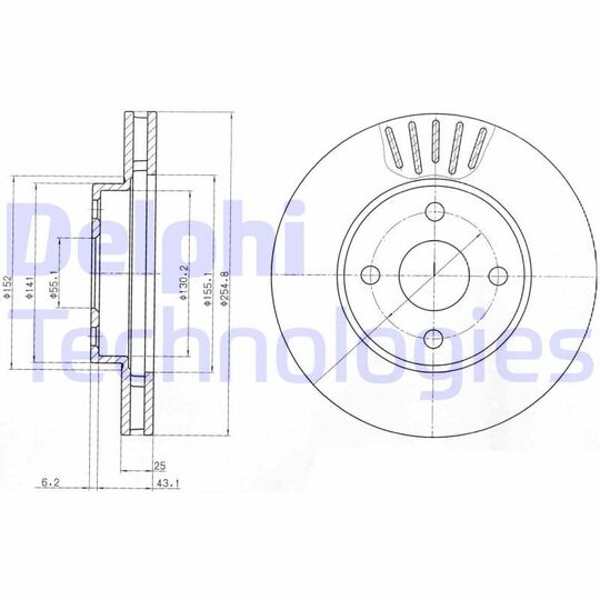 BG3781 - Brake Disc 