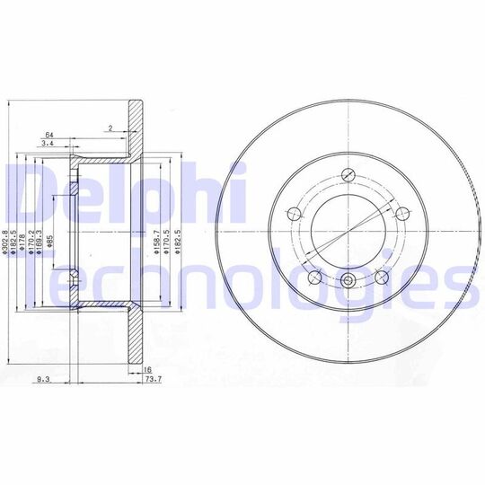 BG2556 - Brake Disc 