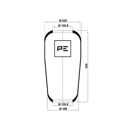 084.062-70A - Boot, air suspension 