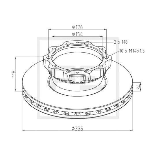 036.125-00A - Brake Disc 