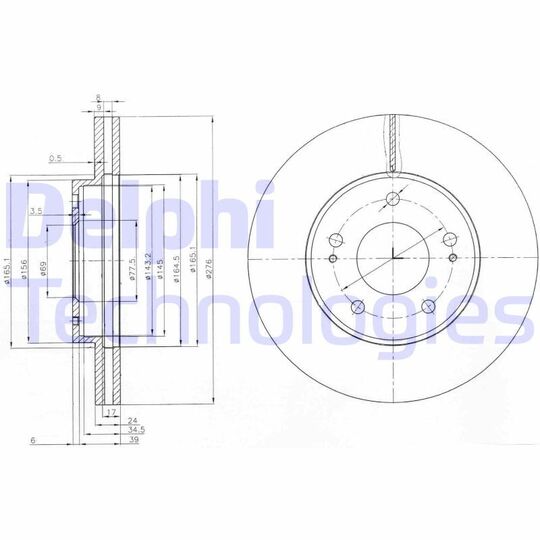 BG3848 - Brake Disc 