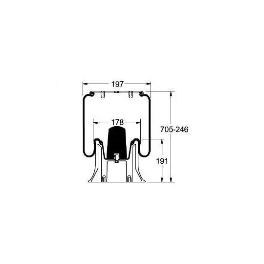 084.193-51A - Boot, air suspension 