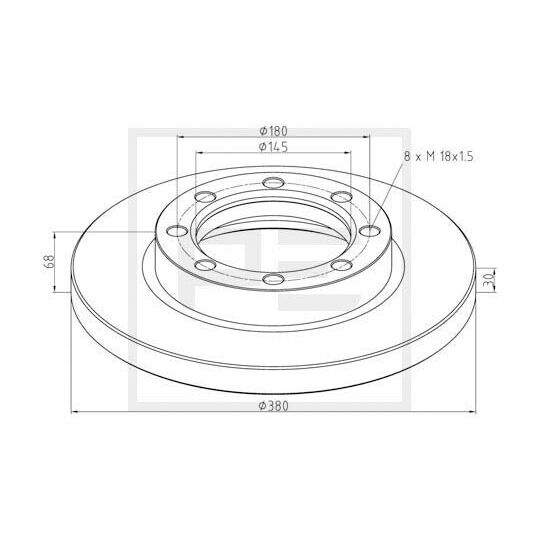 016.281-00A - Brake Disc 