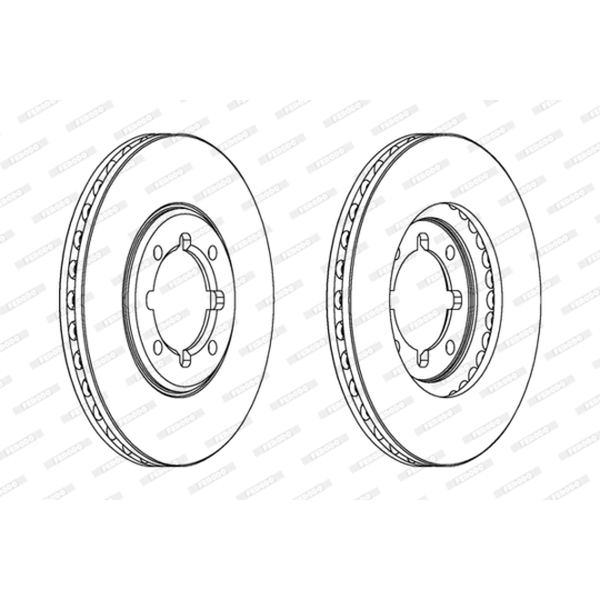 DDF609 - Bromsskiva 