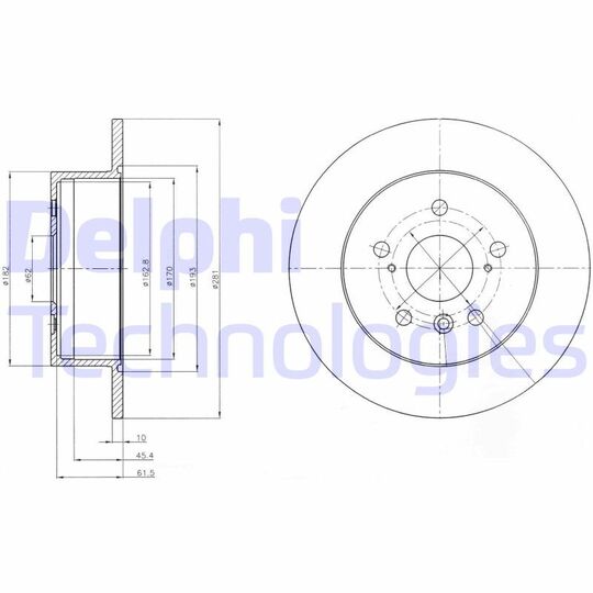 BG4268 - Brake Disc 