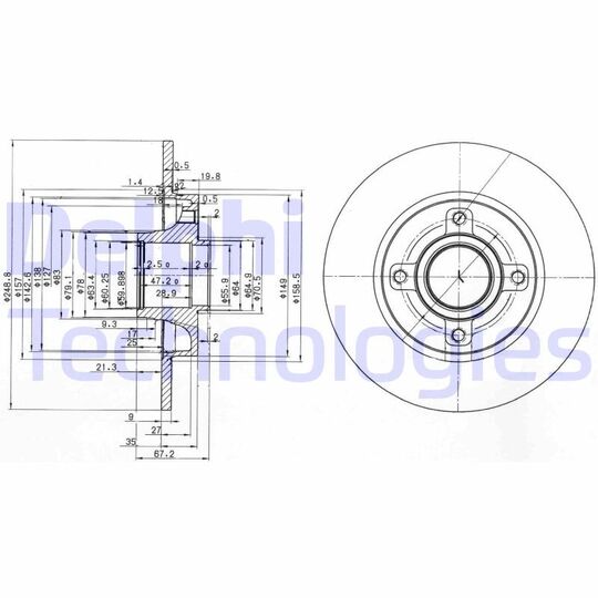 BG3962 - Brake Disc 