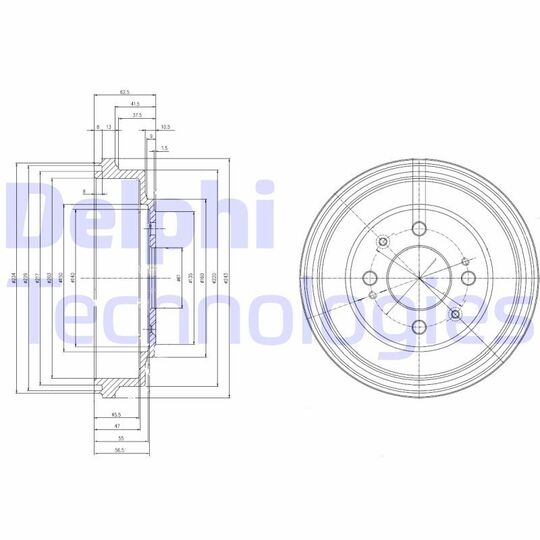 BF280 - Brake Drum 