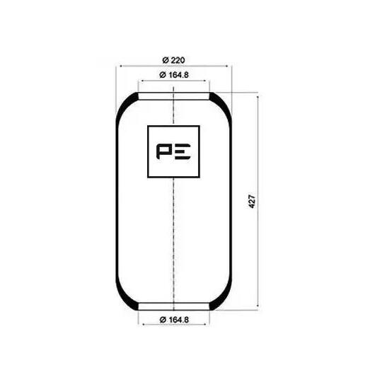 084.071-70A - Boot, air suspension 