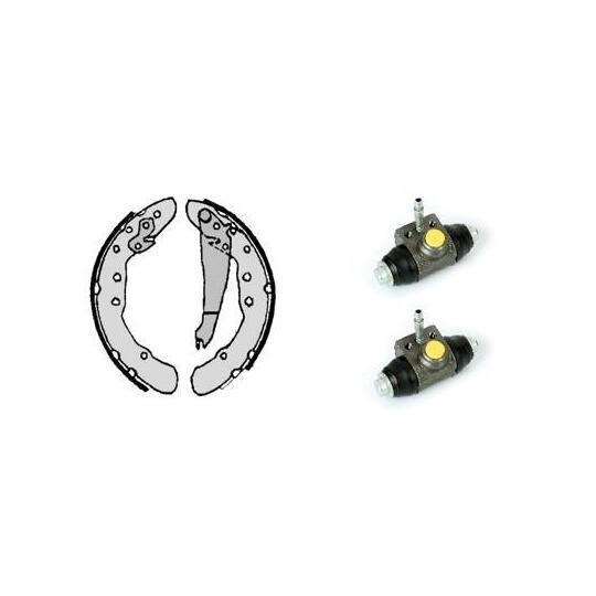 H 85 027 - Brake Shoe Set 