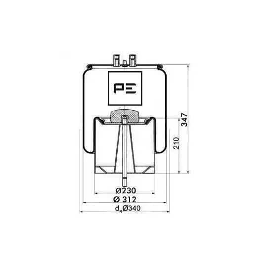 084.117-71A - Boot, air suspension 