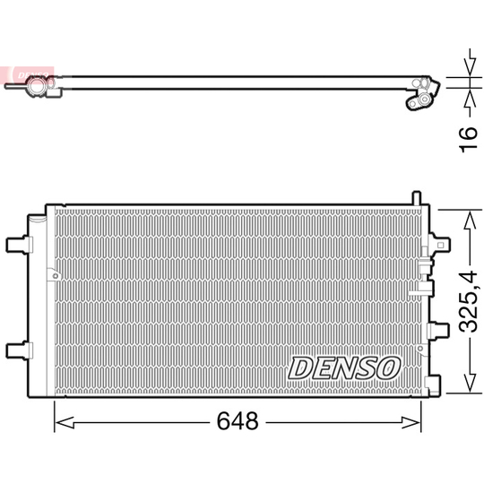 DCN02002 - Condenser, air conditioning 