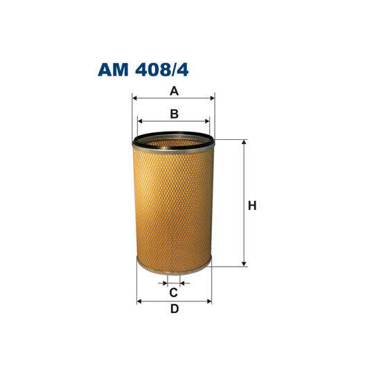 AM 408/4 - Toisioilmasuodatin 