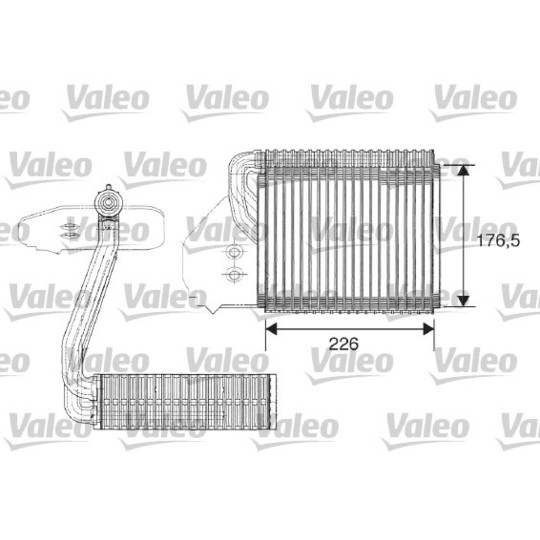 817329 - Evaporator, air conditioning 