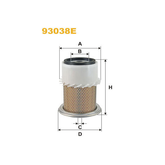 93038E - Air filter 