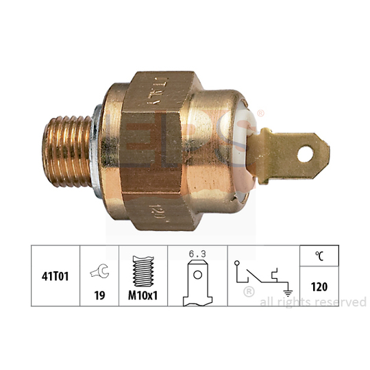 1.840.007 - Temperature Switch, coolant warning lamp 