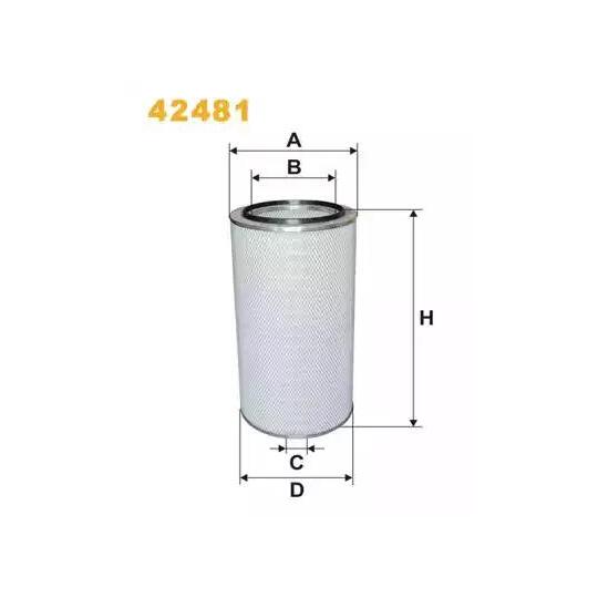 42481 - Air filter 