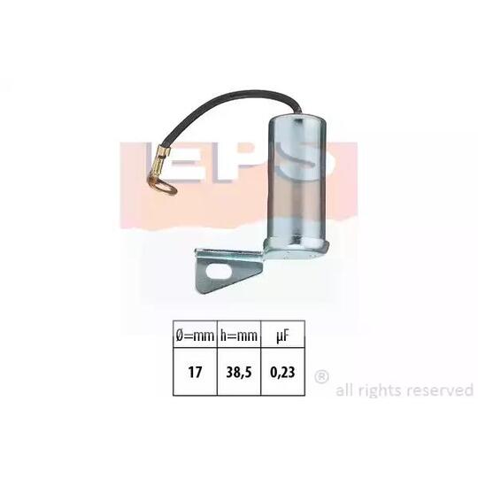 1.115.026 - Kondensaator, süütesüsteem 