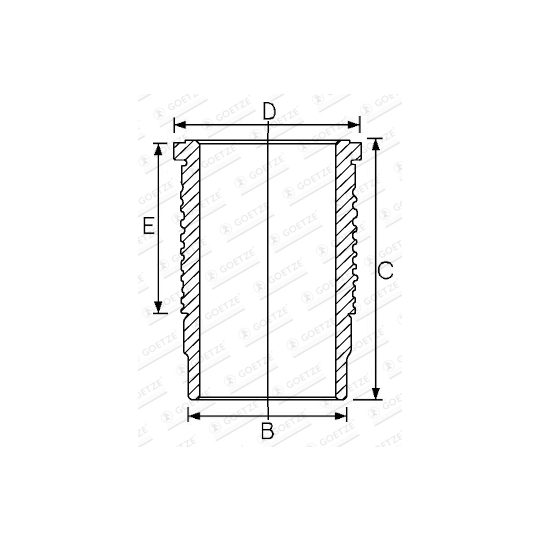 14-670050-00 - Cylinderhylsa 