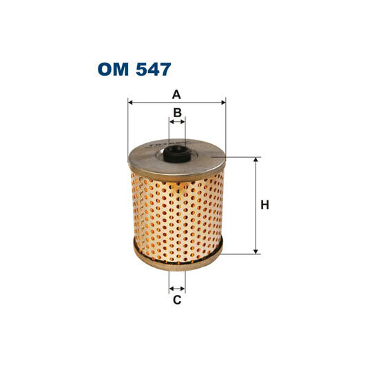 OM 547 - Filter, operating hydraulics 