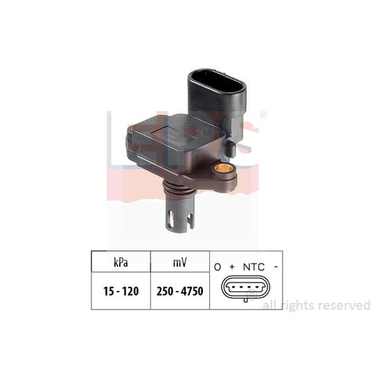 1.993.086 - Air Pressure Sensor, height adaptation 
