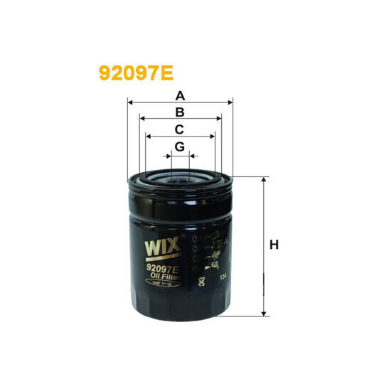 92097E - Oil filter 