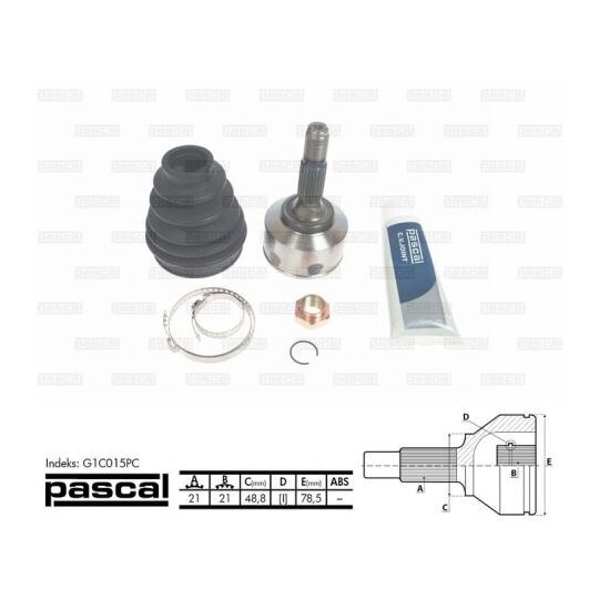 G1C015PC - Joint Kit, drive shaft 