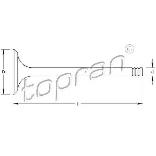 206 540 - Outlet valve 