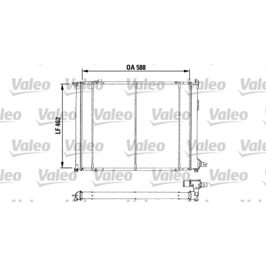 730545 - Radiator, engine cooling 