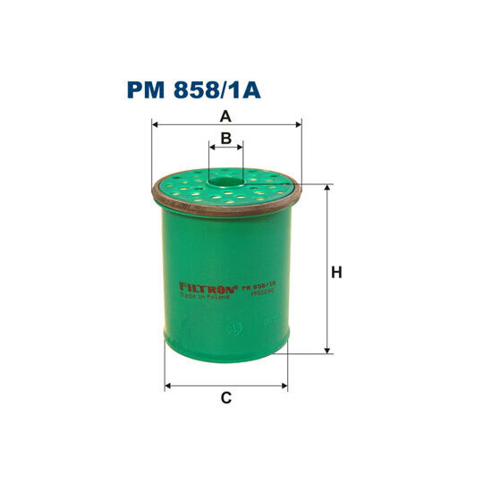 PM 858/1A - Bränslefilter 