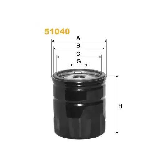 51040 - Oil filter 