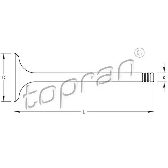 100 672 - Outlet valve 