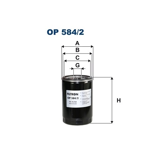 OP 584/2 - Oil filter 