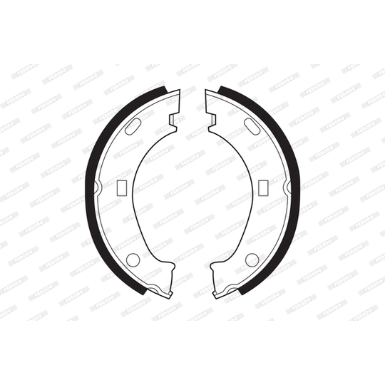 FSB75 - Brake Shoe Set 